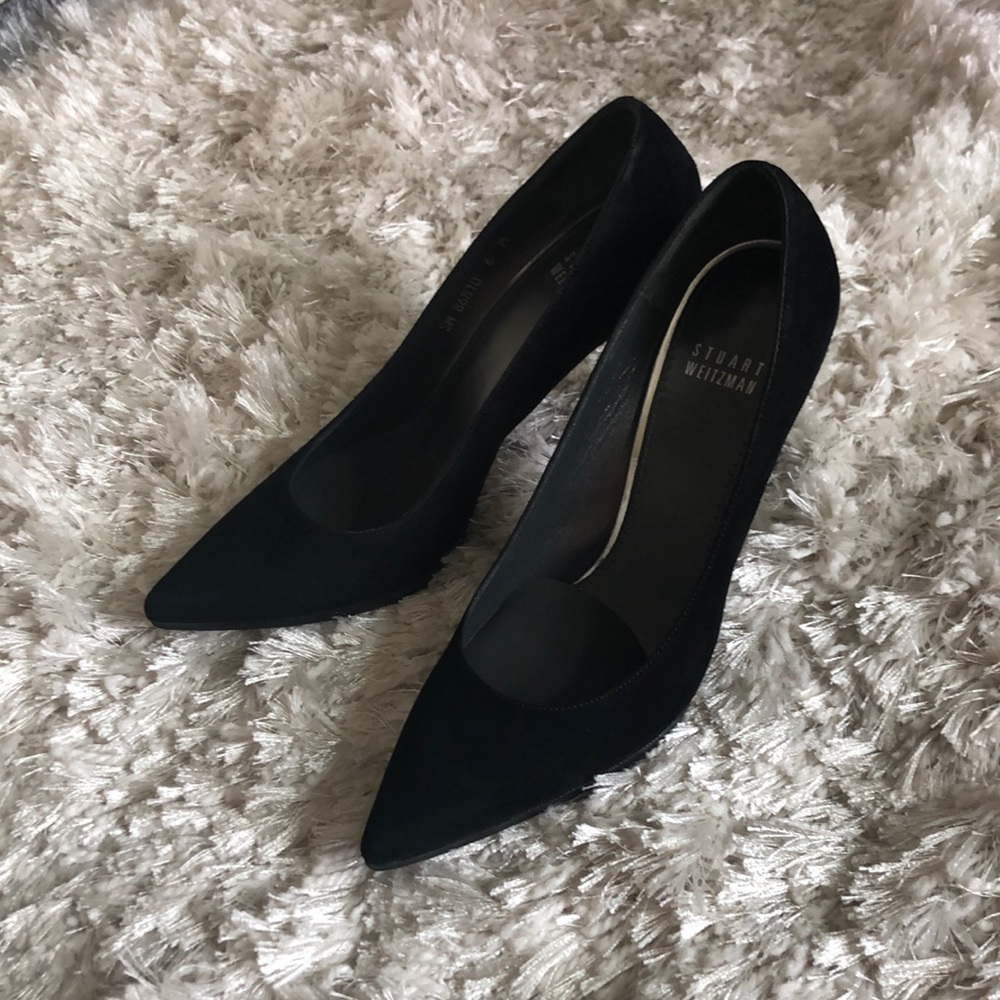 Stuart Weitzman Classic Black suede heels 36